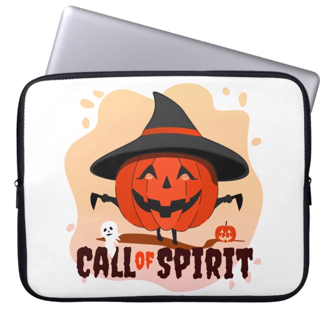 Housse Pour Ordinateur Portable Appel de l'Esprit d'Halloween (Devant)