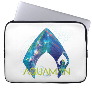 Housse Pour Ordinateur Portable Aquaman Logo Aquaman modifié