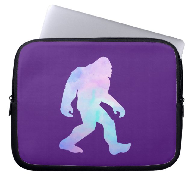 Housse Pour Ordinateur Portable Aquarelle Bigfoot (Devant)