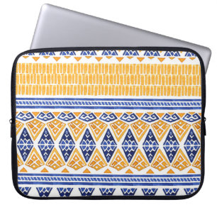 Housse Pour Ordinateur Portable Aquarelle bohème : Motif artistique sans couture.