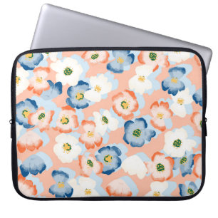 Housse Pour Ordinateur Portable Aquarelle Fleurs minuscules : Motif Vintage