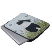 Housse Pour Ordinateur Portable Aquarelle Lapin Néerlandais Lapin Rabbit (Devant bas)