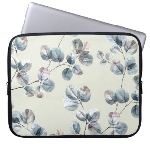 Housse Pour Ordinateur Portable Aquarelle, motif, abstrait, décoration, fl