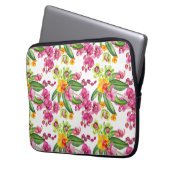 Housse Pour Ordinateur Portable Aquarelle Orchidées Design 18 (devant gauche)