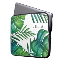 Aquarelle Personnalisée Feuilles tropicaux