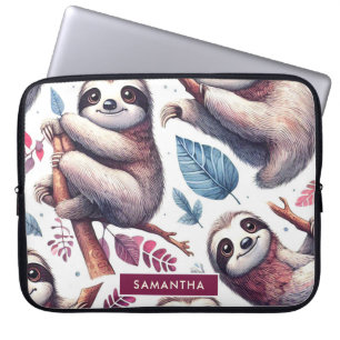 Housse Pour Ordinateur Portable Aquarelle vintage mignonne