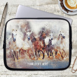 Housse Pour Ordinateur Portable Aquarelle Wild Runses Chevaux Manches Ordinateur P<br><div class="desc">Peaux d'ordinateur portable avec une aquarelle de chevaux sauvages en course. Beau pour tous les amoureux des animaux,  et bien sûr surtout les amateurs de chevaux.</div>