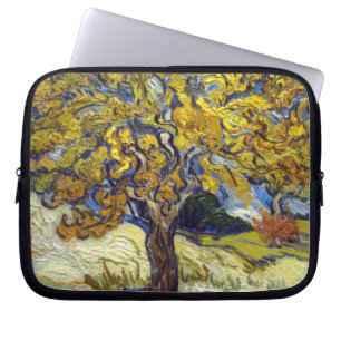 Housse Pour Ordinateur Portable Arbre aux mûres de Van Gogh Impressionnisme Art