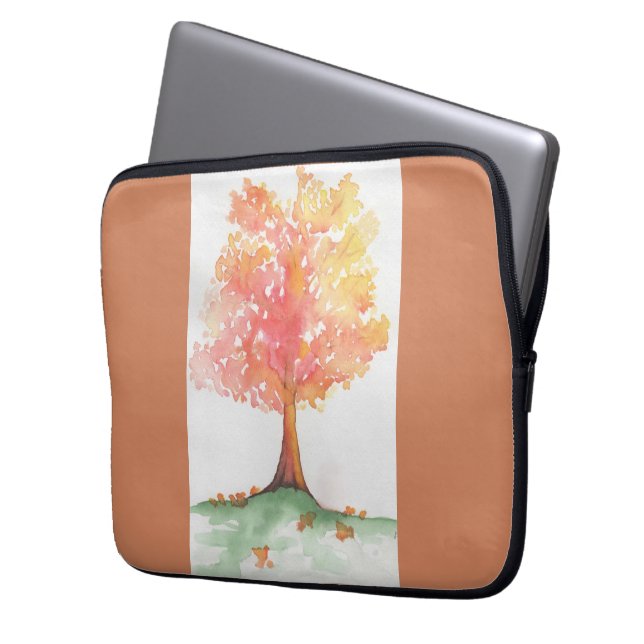 Housse Pour Ordinateur Portable Arbre d'automne (devant gauche)