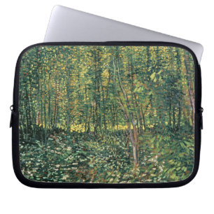 Housse Pour Ordinateur Portable Arbres de Vincent van Gogh et broussaille, 1887