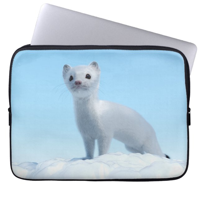 Housse Pour Ordinateur Portable Arctic Weasel Charm (Devant)
