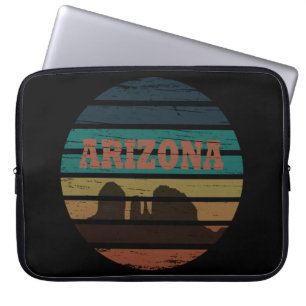 Housse Pour Ordinateur Portable Arizona Sedona paysage vintage az coucher de solei