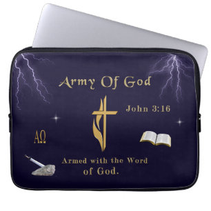 Housse Pour Ordinateur Portable Armée de Dieu
