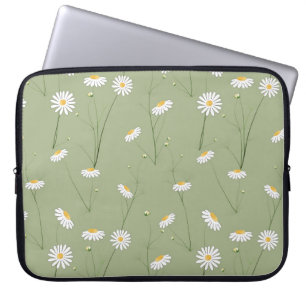 Housse Pour Ordinateur Portable Arrière - plan à motif floral sans couture avec co