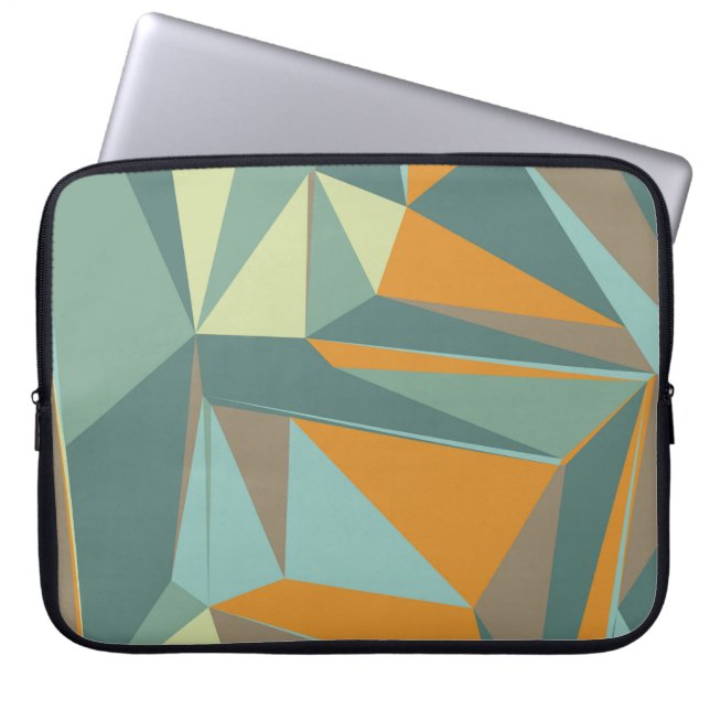 Housse Pour Ordinateur Portable arrière - plan Abstrait avec trianglesabstrac colo (Devant)