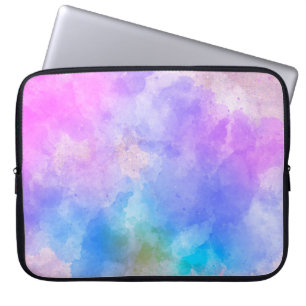 Housse Pour Ordinateur Portable Arrière - plan art aquarelle abstraite