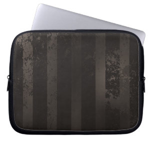 Housse Pour Ordinateur Portable Arrière - plan brun rayé Steampunk
