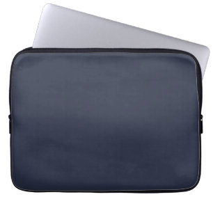 Housse Pour Ordinateur Portable Arrière - plan couleur foncé bleu foncé de la M
