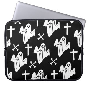 Housse Pour Ordinateur Portable Arrière - plan Motif Halloween tiré main