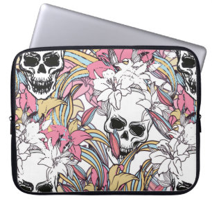 Housse Pour Ordinateur Portable arrière - plan motif Vintage coloré cool