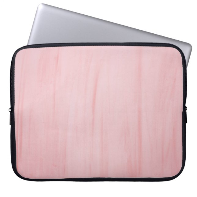 HOUSSE POUR ORDINATEUR PORTABLE ARRIÈRE - PLAN ROSE (Devant)