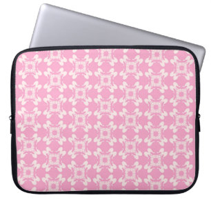 Housse Pour Ordinateur Portable Arrière - plan rose, motif moderne sans couture. V