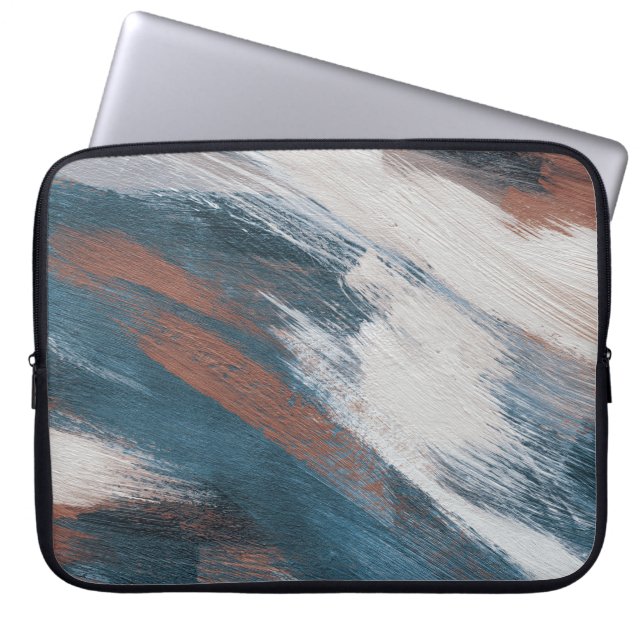 Housse Pour Ordinateur Portable Art Abstrait : Brush Strokes Versatile. (Devant)
