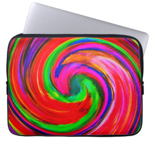 Housse Pour Ordinateur Portable Art Abstrait Tourbillon Moderne #12