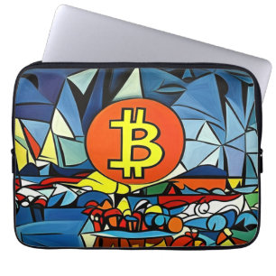 Housse Pour Ordinateur Portable Art Bitcoin