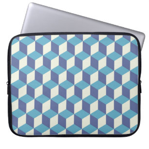 Housse Pour Ordinateur Portable Art de cube Vintage motif sans couture, buste abst
