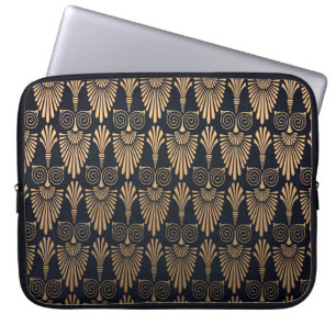 Housse Pour Ordinateur Portable Art Déco Black Gold : Retro.