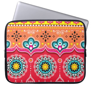 Housse Pour Ordinateur Portable Art du camion pakistanais : coloré