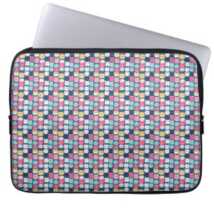 Housse Pour Ordinateur Portable Art du chat Visages de chats mignons