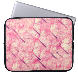 Housse Pour Ordinateur Portable art L'aquarelle rose encre couleur rose