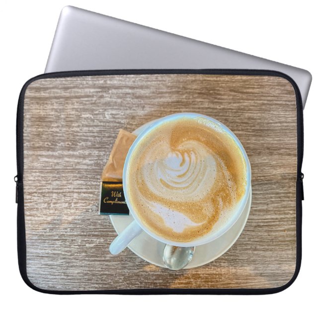 Housse Pour Ordinateur Portable Art latte (Devant)