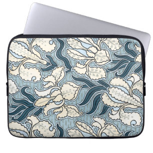 Housse Pour Ordinateur Portable Art Nouveau Iris Fleurs Motif Floral Vintage
