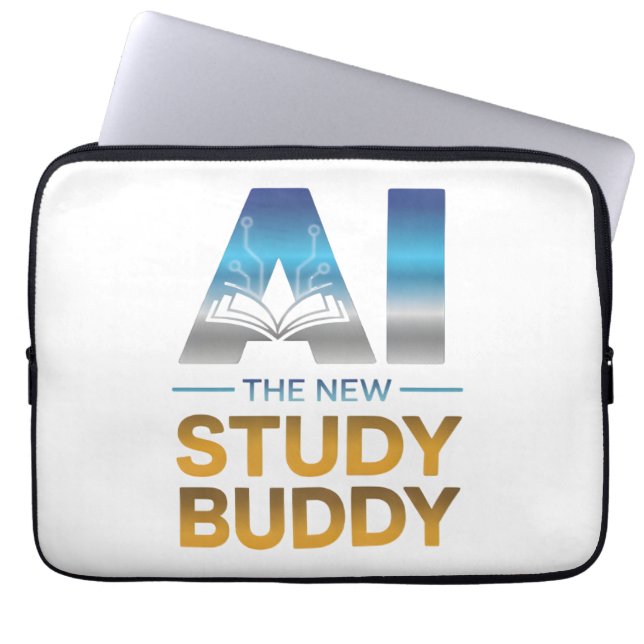 Housse Pour Ordinateur Portable Artificial Intelligence Study Buddy Design (Devant)