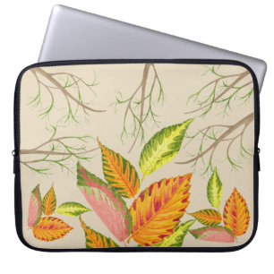 Housse Pour Ordinateur Portable Arty Autumn sur un manteau portable