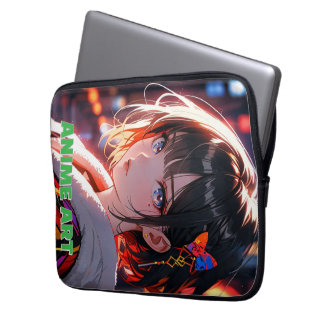 Housse Pour Ordinateur Portable Asian anime cute girl design