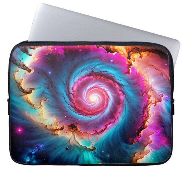 Housse Pour Ordinateur Portable "Astralis" - Nebula et Galaxies (Devant)
