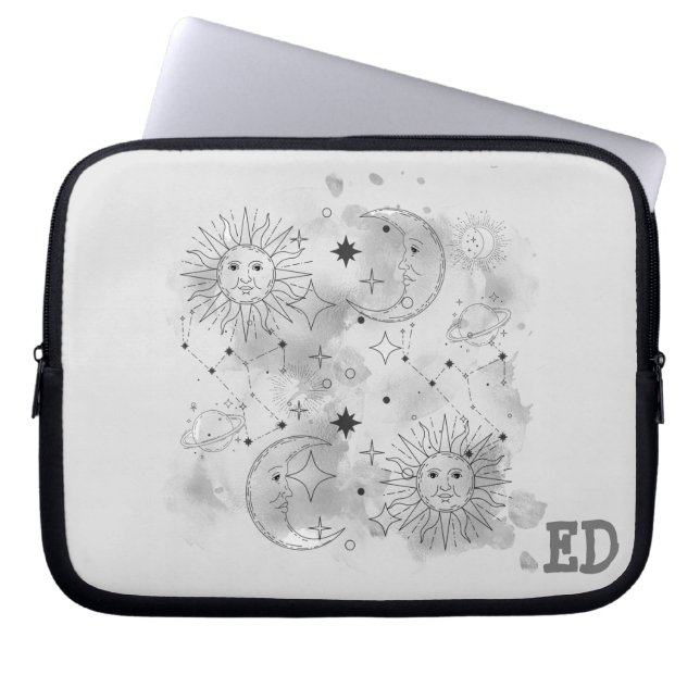 HOUSSE POUR ORDINATEUR PORTABLE ASTROLOGIE(G&G) SLEEVE (Devant)
