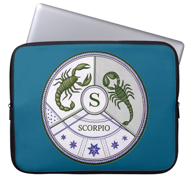 Housse Pour Ordinateur Portable Astrologie Scorpio (Devant)