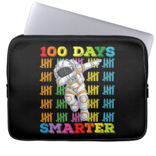 Housse Pour Ordinateur Portable Astronaute 100 jours plus intelligent 100e jour d'