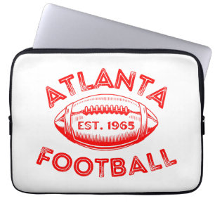 Housse Pour Ordinateur Portable Atlanta Football Style Vintage 