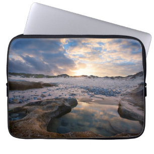Housse Pour Ordinateur Portable Au coucher du soleil dans un magma