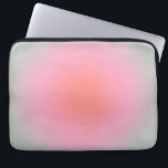 Housse Pour Ordinateur Portable Aura minimaliste Pastel Gradient<br><div class="desc">Design dégradé - effet aura - couleurs pastel : rose pâle,  beige,  vert,  dégradé orange.</div>