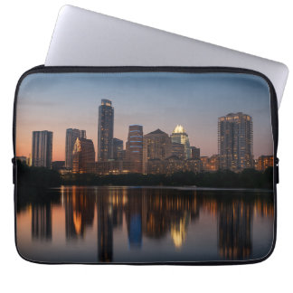 Housse Pour Ordinateur Portable Austin Skyline - Conception de ville texane modern