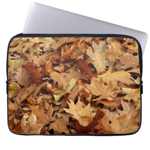Housse Pour Ordinateur Portable automne, feuille sec