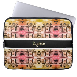 Housse Pour Ordinateur Portable Autriche vintage Vienne porte du château Belvedere