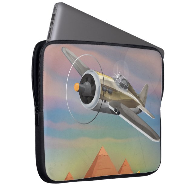 Housse Pour Ordinateur Portable Aventure en Égypte (Devant droit)
